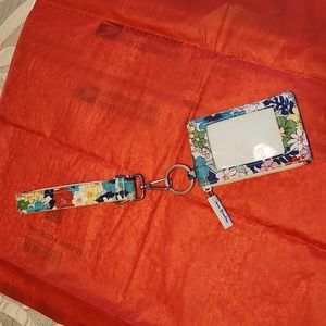 Vera Bradley key ring and coin purse set